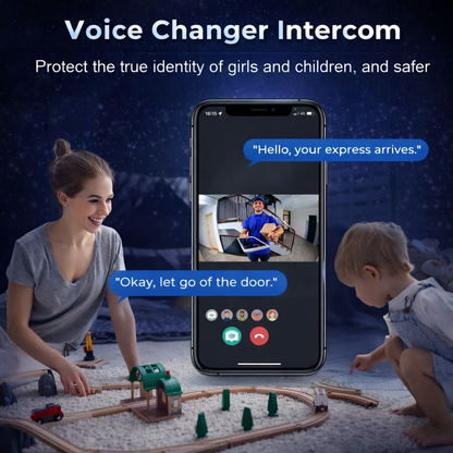 Smart WiFi Video Doorbell – Night Vision & Two-Way Audio